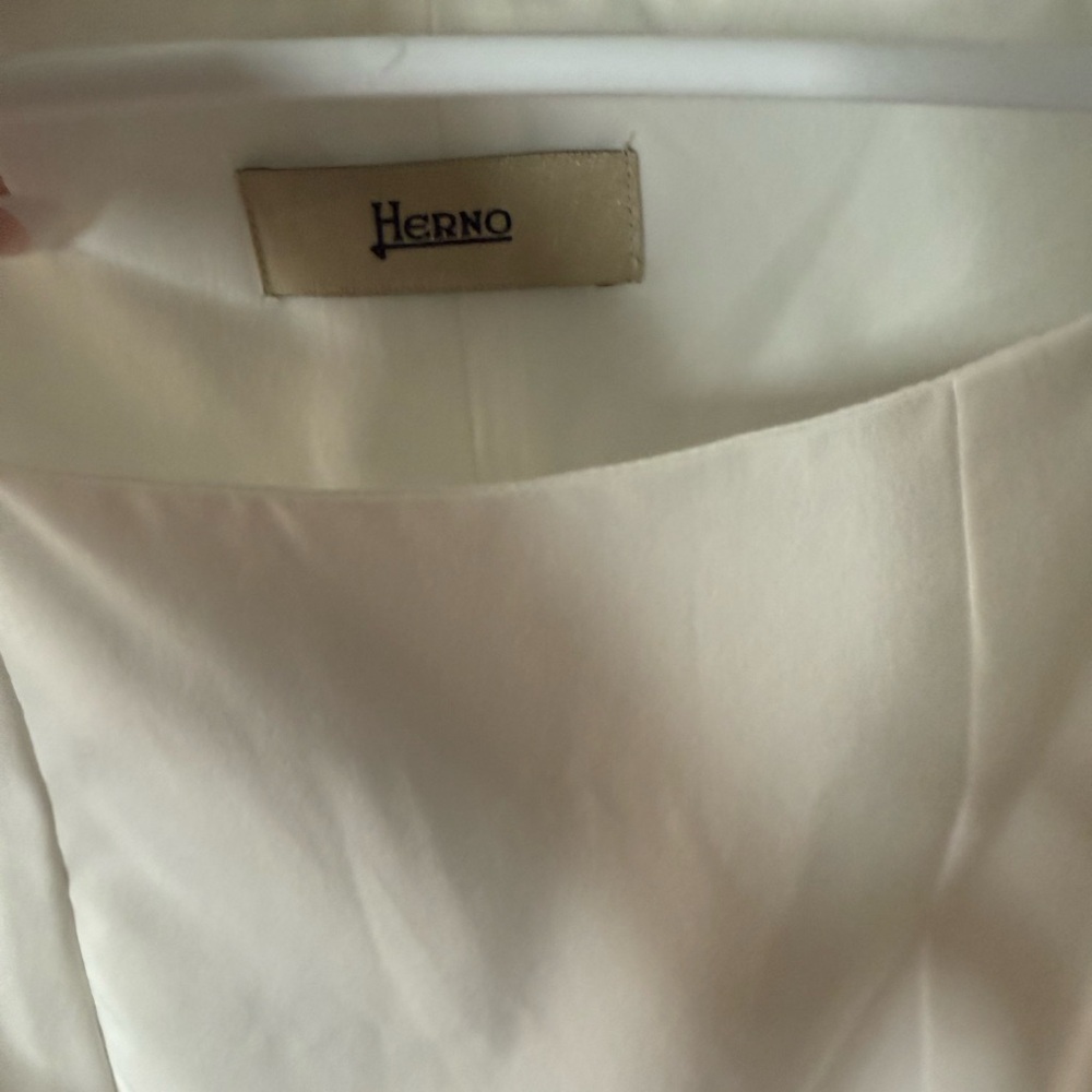 Herno White Maxi Dress - Picture 6 of 7